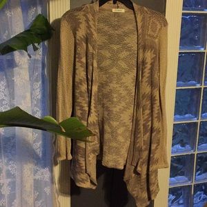 Aztec print cardigan
